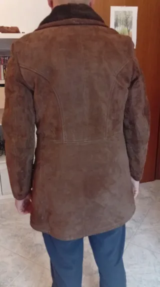 Montone uomo shearling marrone