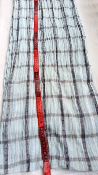 Bufanda Tommy Hilfiger cuadros azul y gris