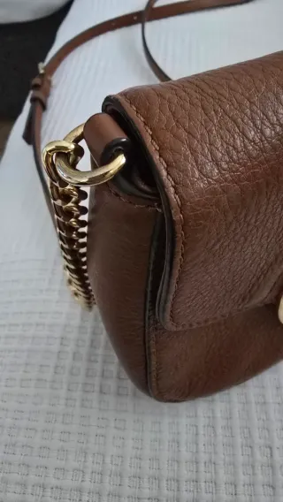 Bolso Michael Kors Piel Marrón Dorado