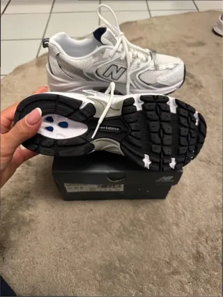 New Balance 530 Plata Blanco Marino