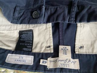 Pantalón Chino H&M Skinny Fit Negro