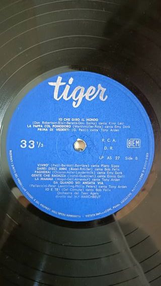 LP 33 Giri i 20 SUCCESSI PER LE VACANZE 1965