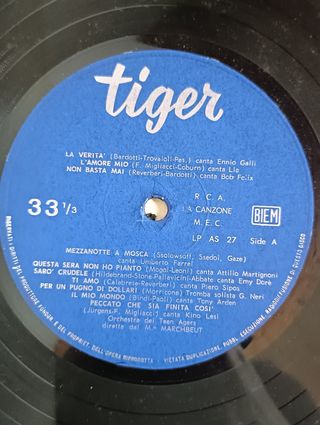 LP 33 Giri i 20 SUCCESSI PER LE VACANZE 1965