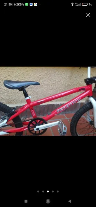 Bicicleta MONTY roja 135 Series