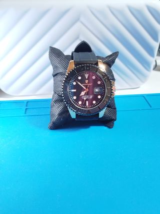 Reloj Poedagar Negro Rose Gold 41mm