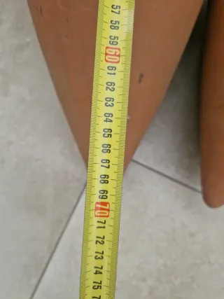 Juego de 2 ánforas de terracota