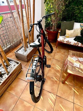 Bicicleta de paseo urbana marrón ORBEA