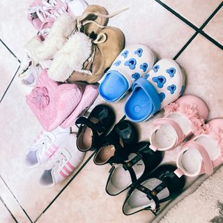 Lotto scarpe neonata taglia 16-20