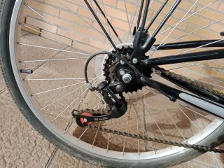 Bicicleta 26 con cesta y portabultos