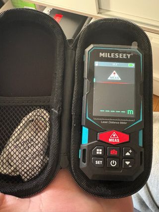 MILESEEY S7 Medidor Distancia Láser Cámara