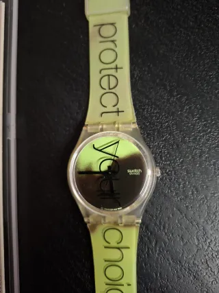 Swatch anni 90 Protect Your Choice