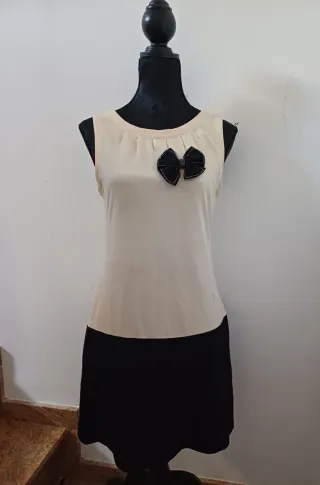 Vestido Cortefiel bicolor Talla M