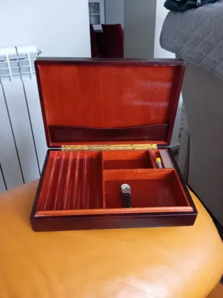 Caja de puros antigua madera