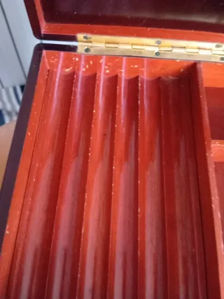 Caja de puros antigua madera