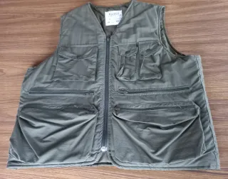 Chaleco multibolsillos verde Talla M.