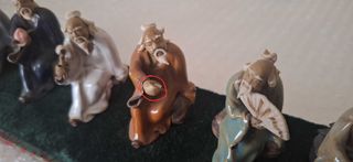 Antiguo diorama chino