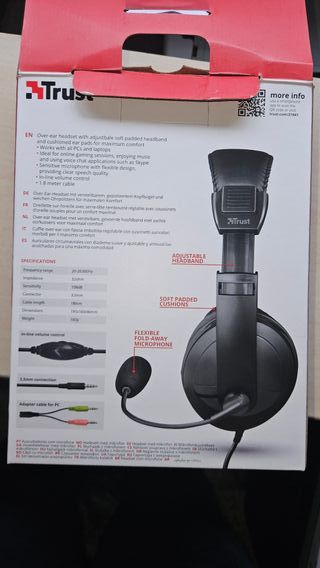 Auriculares Trust Quasar con micrófono