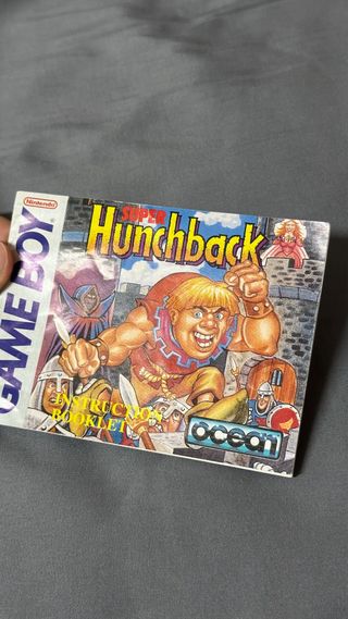 Super Hunchback y Manual ORIGINALES GameBoy