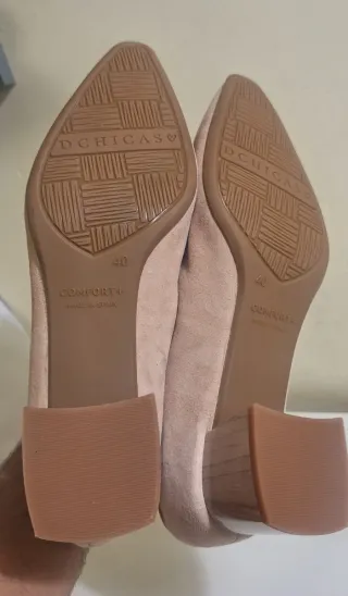 Zapatos D'Chicas Beige/Rosa Talla 40