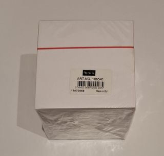 Blocco foglietti bianchi collato cm 9x9