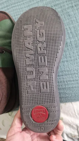 Zapatos Camper Marrones y Verdes