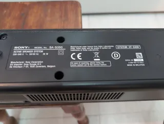 Barra de Sonido Sony SA-S350 HT-S350