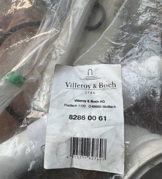 Piletta Villeroy & Boch con comando a pulsante
