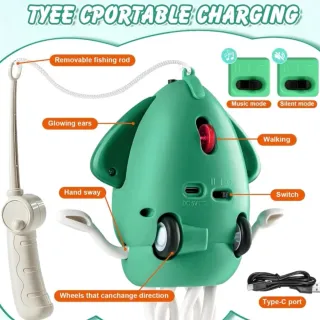 Juguete interactivo "Calamar bailarín"