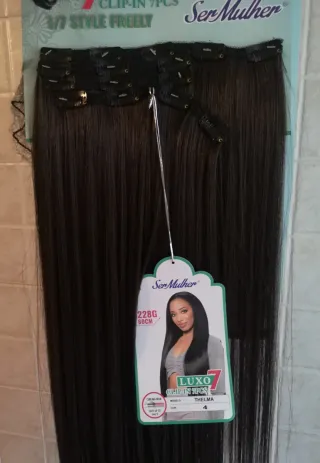 Extensioni capelli castano scuro