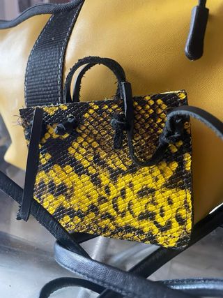 Set 3 piezas bandolera cuero genuino