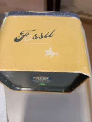 Caja de metal Reloj Fossil Diseño Vintage