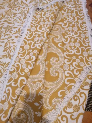 Colcha Vintage Cama 90 cm. Ideal para cubrir sofa,