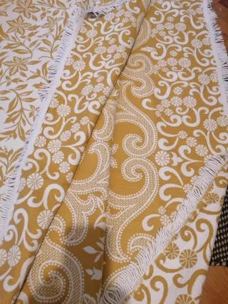 Colcha Vintage Cama 90 cm. Ideal para cubrir sofa,