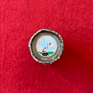 Tubo Completo x25 monedas Cruz Roja - Panamá 2018