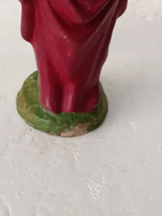 Pastore presepe oro e rosso