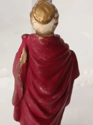 Pastore presepe oro e rosso