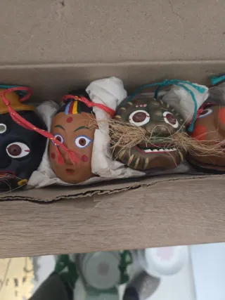 Set de 6 máscaras decorativas