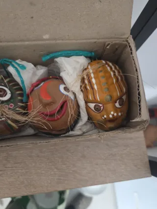 Set de 6 máscaras decorativas