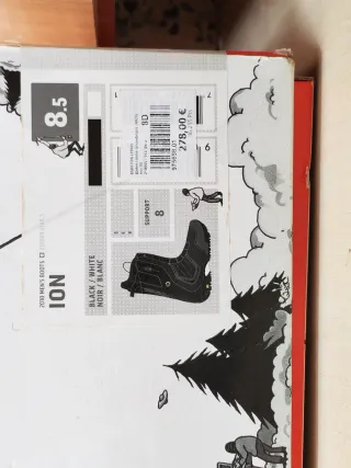 Botas de Snowboard Negras