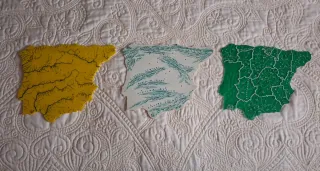 3 Mapas España Plástico