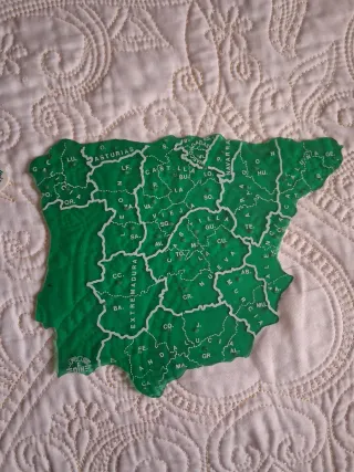 3 Mapas España Plástico