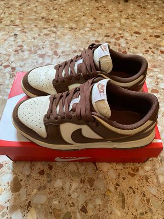 Nike Dunk Low Talla 42 Marrón/Blanco