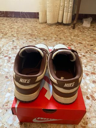 Nike Dunk Low Talla 42 Marrón/Blanco