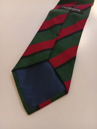 Corbata 100% Seda - Estilo Regimental (Van Linnen)