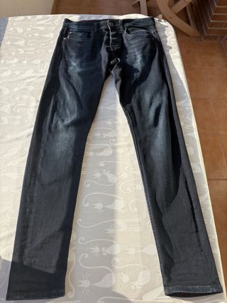 Pantalón skinny Salsa azul oscuro talla L