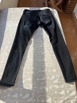 Pantalón skinny Salsa azul oscuro talla L