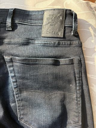 Pantalón skinny Salsa azul oscuro talla L