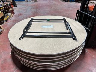 Mesas redondas plegable banquete 180diam