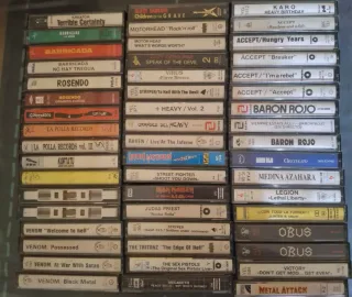 Lote 51 Casetes Originales Rock/Metal