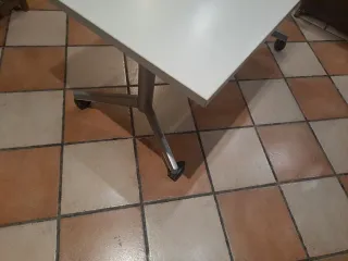 Mesa oficina plegable gris